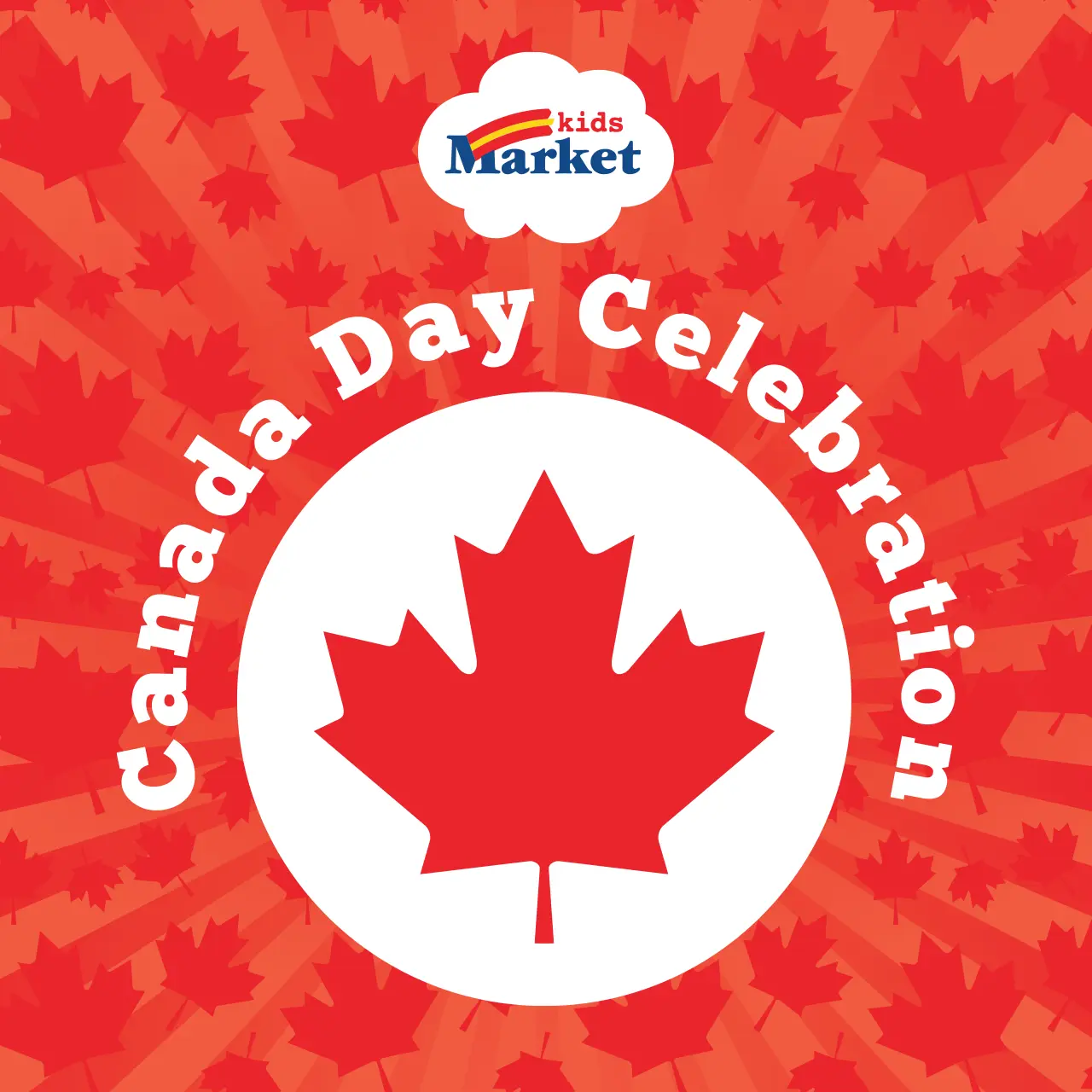 Kids Market Canada Day Celebration