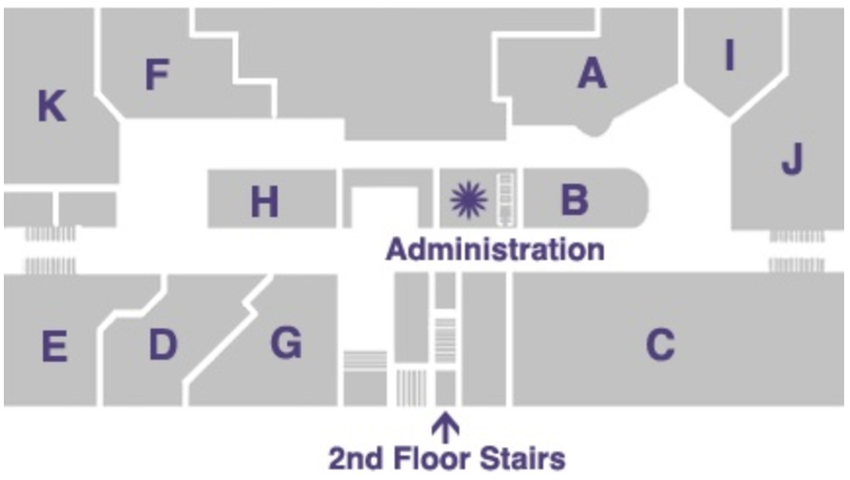 Second Floor Map of Kids Market